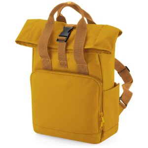 BagBase Recycled Mini Twin Handle Roll-Top Backpack