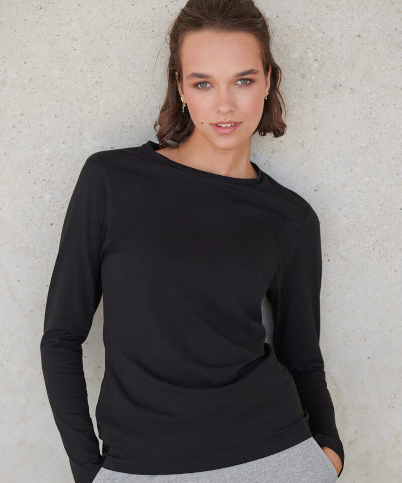 SF Clothing Ladies Feel Good Long Sleeve Stretch T-Shirt