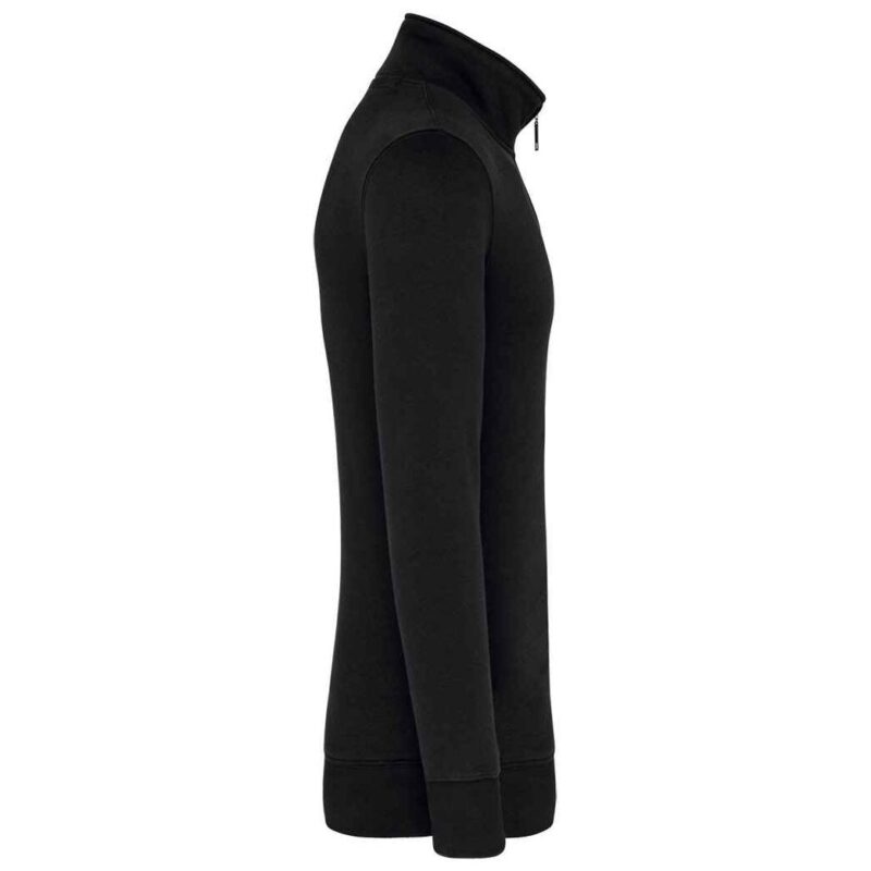 Kariban Zip Neck Sweatshirt