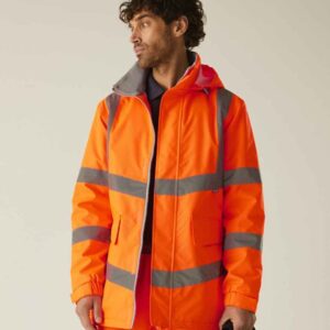 Regatta High Visibility Pro Contract Dover Parka