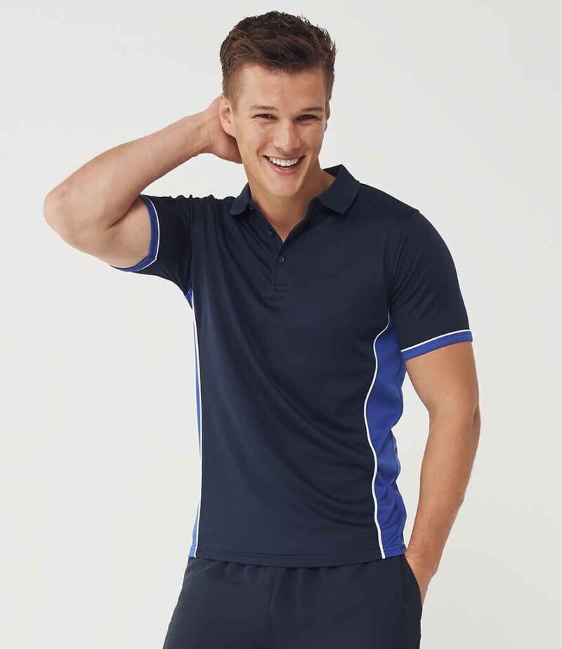 Finden + Hales Contrast Panel Polo Shirt