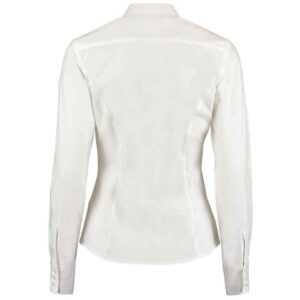 Kustom Kit Ladies Premium Long Sleeve Tailored Oxford Shirt