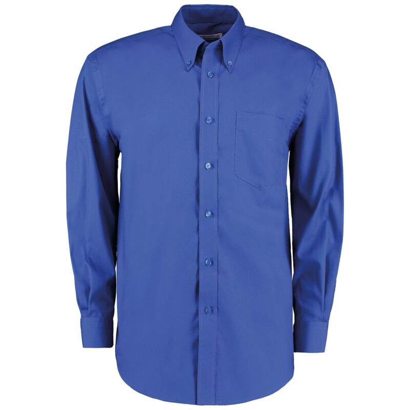 Kustom Kit Premium Long Sleeve Classic Fit Oxford Shirt