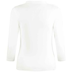 Kustom Kit Ladies 3/4 Sleeve Mandarin Collar Top