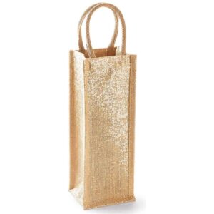 Westford Mill Shimmer Jute Bottle Bag