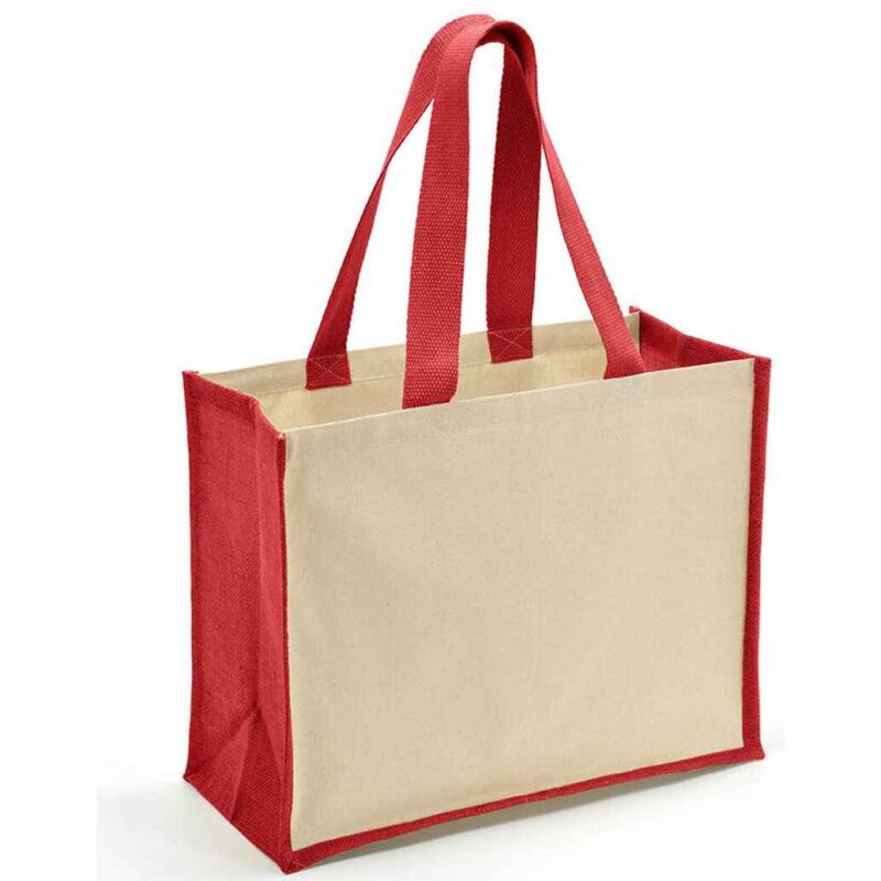 Brand Lab Jute and Canvas Shopper