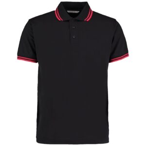 Kustom Kit Contrast Tipped Poly/Cotton Pique Polo Shirt