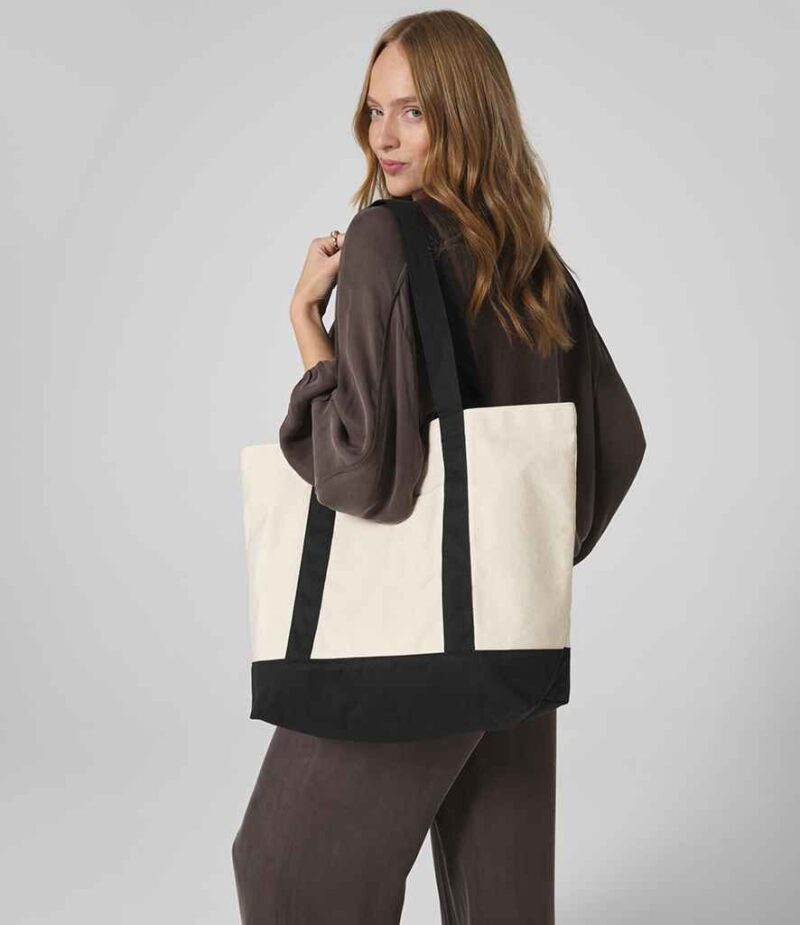 Westford Mill EarthAware Organic Varsity Shopper