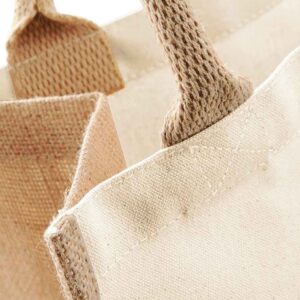 Westford Mill Printers Midi Jute Tote Bag
