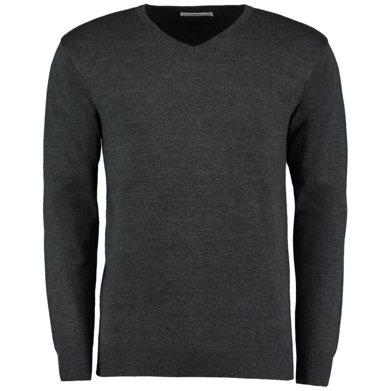 Kustom Kit Arundel Cotton Acrylic V Neck Sweater