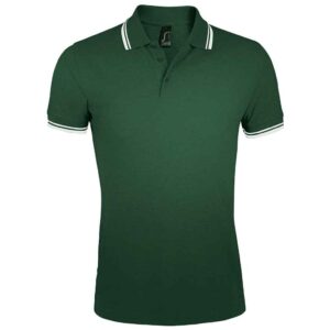 SOL'S Pasadena Tipped Cotton Pique Polo Shirt