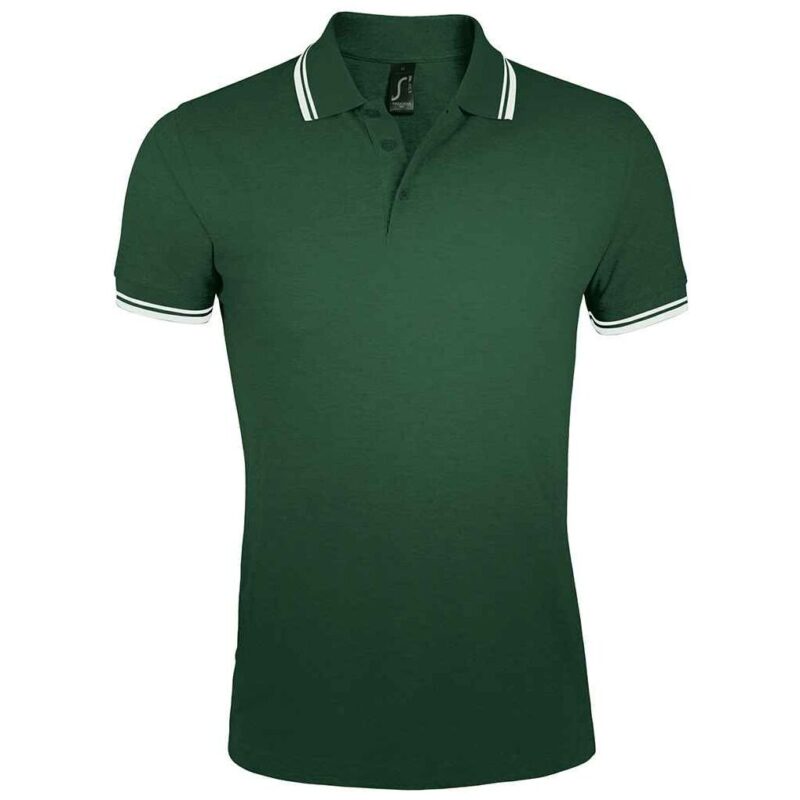 SOL'S Pasadena Tipped Cotton Pique Polo Shirt