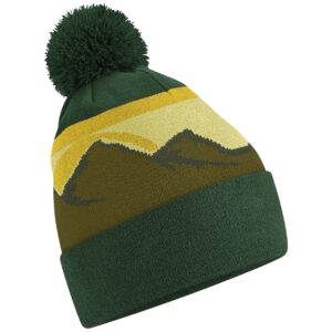 Beechfield Mountain Peaks Pom Pom Beanie
