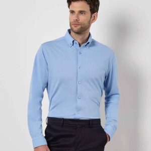 Kustom Kit Long Sleeve Superwash 60 C Pique Shirt