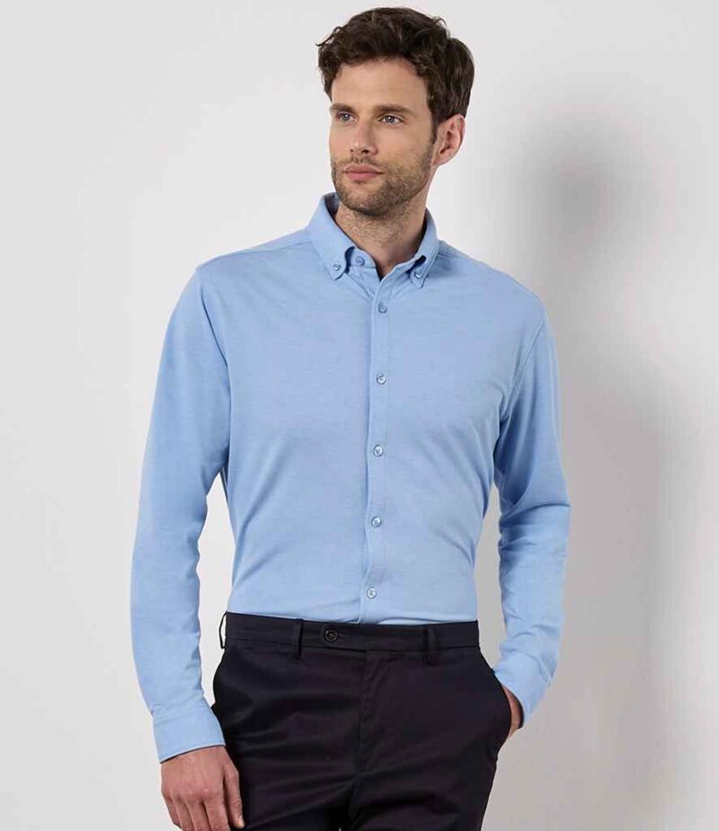Kustom Kit Long Sleeve Superwash 60 C Pique Shirt