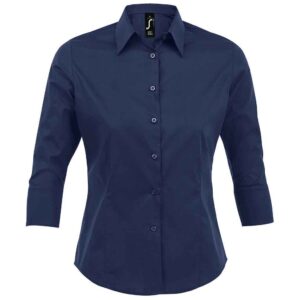 SOL'S Ladies Effect 3/4 Sleeve Fitted Shirt