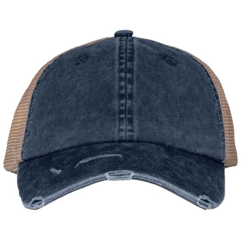 Native Spirit Washed Trucker Destroy Cap