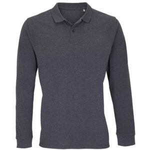 SOL'S Unisex Planet Long Sleeve Pique Polo Shirt
