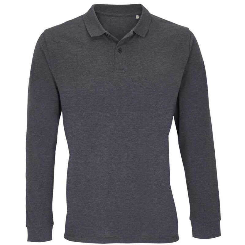 SOL'S Unisex Planet Long Sleeve Pique Polo Shirt