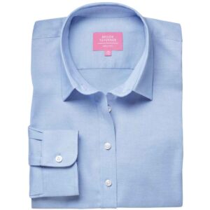 Brook Taverner Ladies Albany Long Sleeve Classic Oxford Shirt
