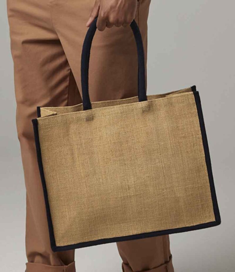 Westford Mill Natural Starched Jute Classic Shopper