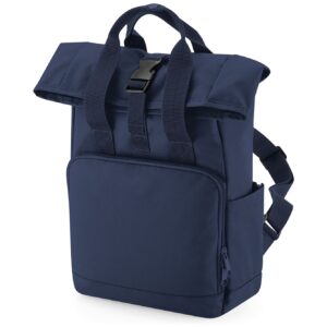 BagBase Recycled Mini Twin Handle Roll-Top Backpack