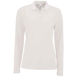 SOL'S Ladies Perfect Long Sleeve Pique Polo Shirt