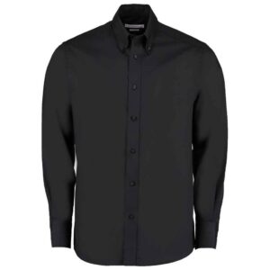 Kustom Kit Premium Long Sleeve Tailored Oxford Shirt