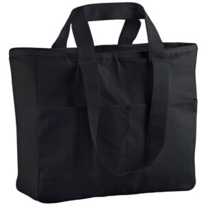 Westford Mill Double Handle Cargo Pocket Tote Bag
