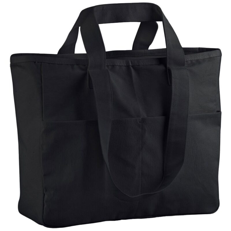 Westford Mill Double Handle Cargo Pocket Tote Bag
