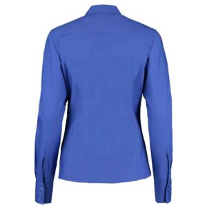Kustom Kit Ladies Premium Long Sleeve Tailored Oxford Shirt