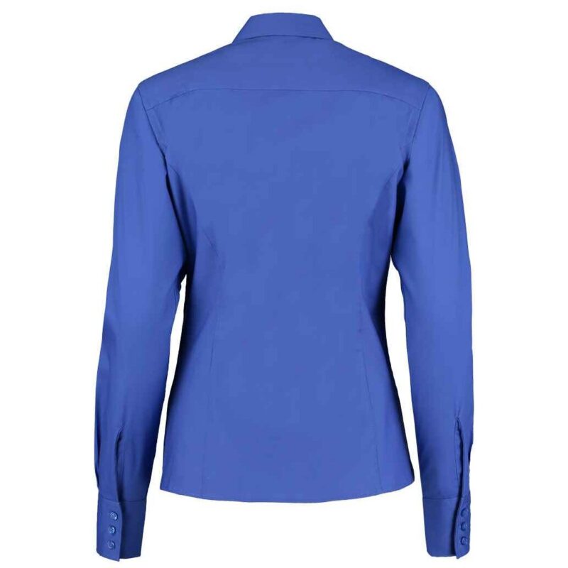 Kustom Kit Ladies Premium Long Sleeve Tailored Oxford Shirt