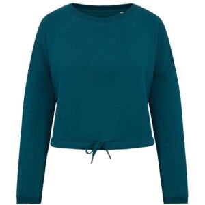 Native Spirit Ladies Oversized Cropped Sweatshirt