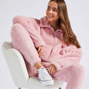 Brand Lab Ladies Fluffy 1/4 Zip Fleece