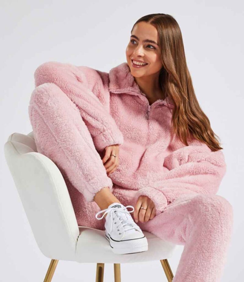 Brand Lab Ladies Fluffy 1/4 Zip Fleece