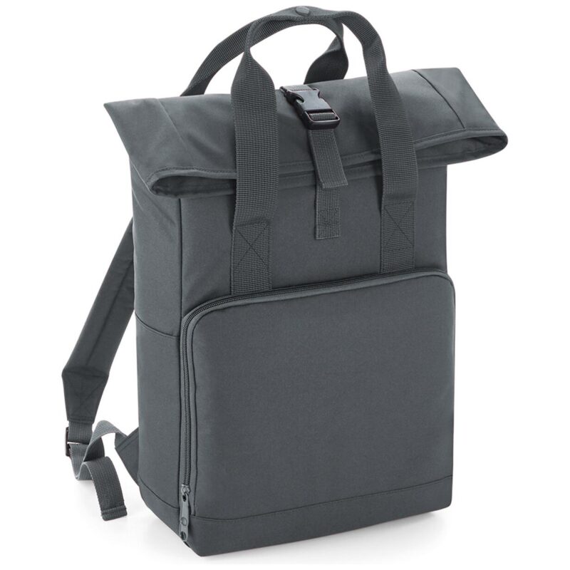 BagBase Recycled Twin Handle Roll-Top Backpack