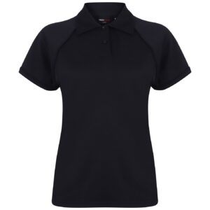 Finden + Hales Ladies Performance Piped Polo Shirt