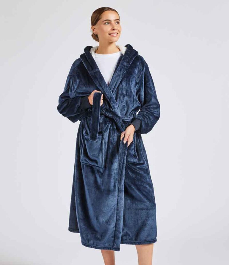 Brand Lab Unisex Hooded Cuffed Robe