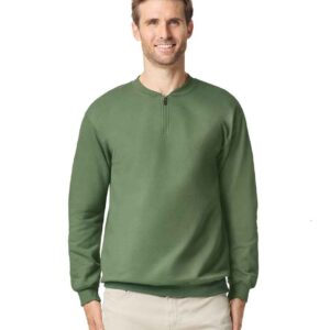 Gildan SoftStyle Midweight Fleece 1/4 Zip Sweatshirt