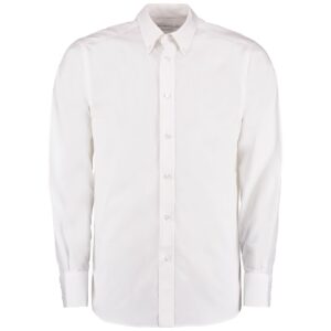 Kustom Kit Long Sleeve Tailored City Business Shirt