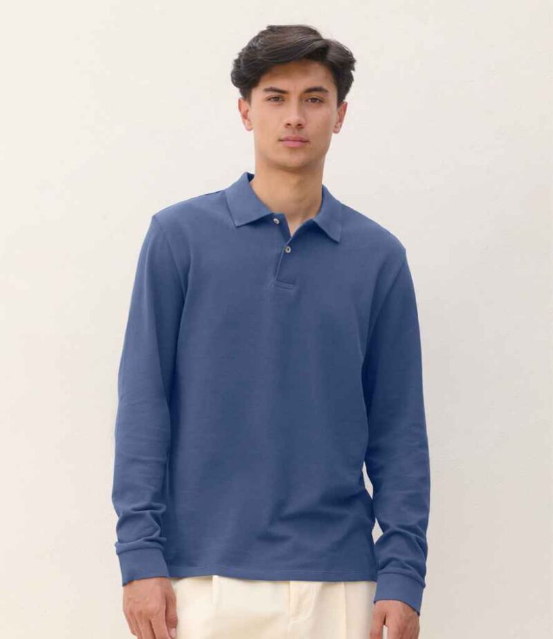 SOL'S Unisex Pacific Long Sleeve Pique Polo Shirt