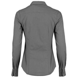 Kustom Kit Ladies Long Sleeve Tailored Poplin Shirt