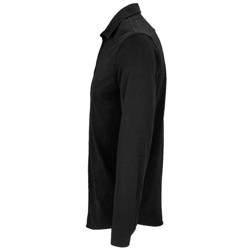 NEOBLU Basile Organic Cotton Long Sleeve Pique Shirt