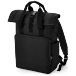 BagBase Recycled Twin Handle Roll-Top Laptop Backpack