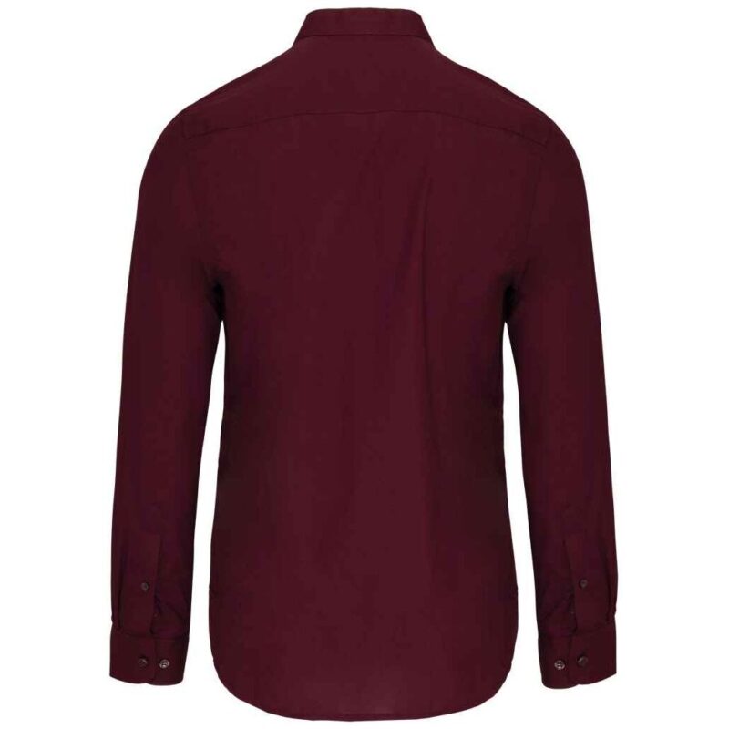 Kariban Long Sleeve Mandarin Collar Shirt
