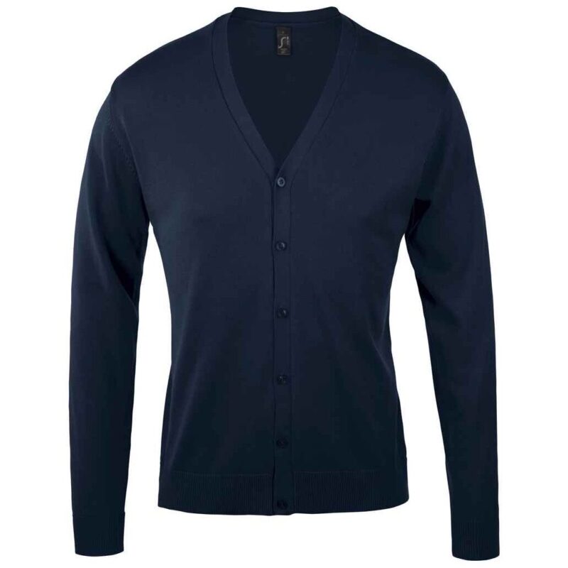 SOL'S Golden Cotton Acrylic V Neck Cardigan