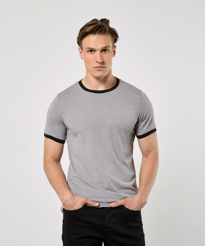 Kustom Kit Fashion Fit Ringer T-Shirt