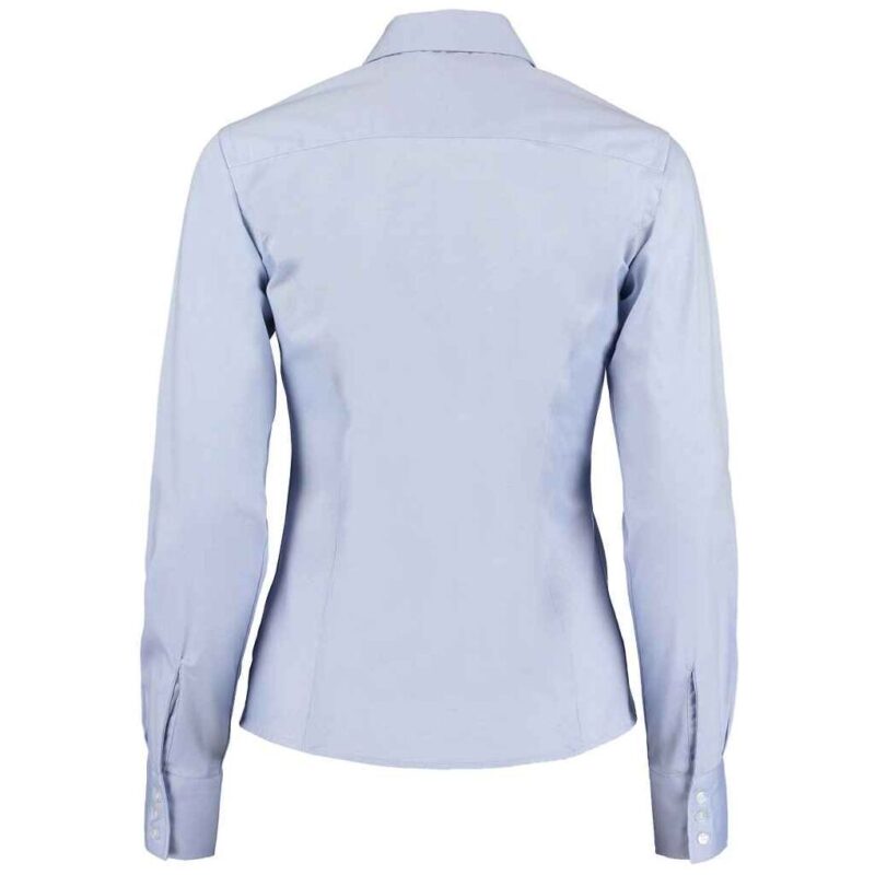 Kustom Kit Ladies Premium Long Sleeve Tailored Oxford Shirt
