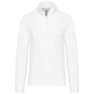 Kariban Zip Neck Sweatshirt