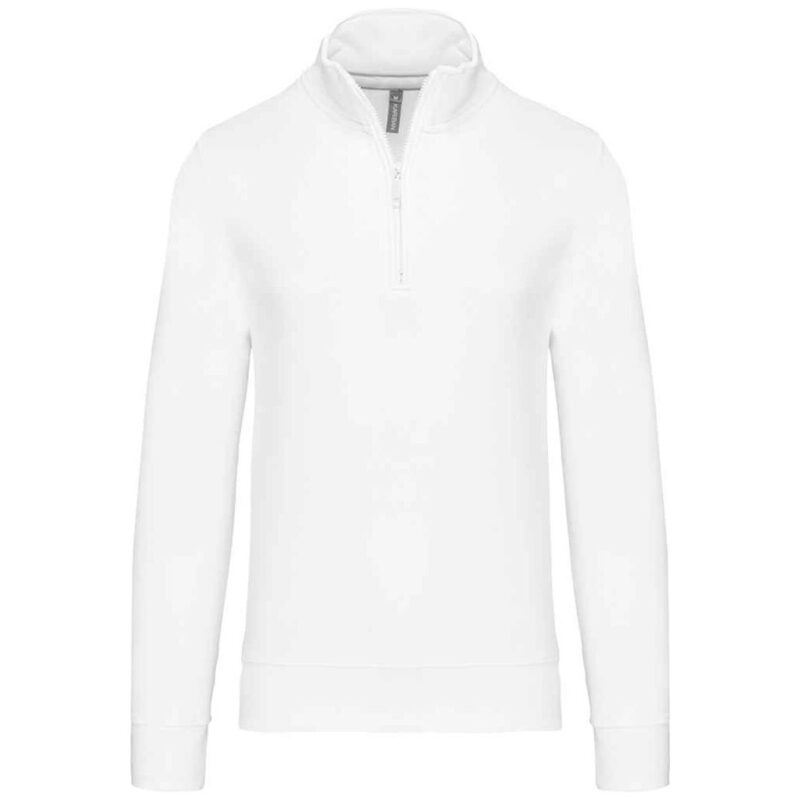 Kariban Zip Neck Sweatshirt